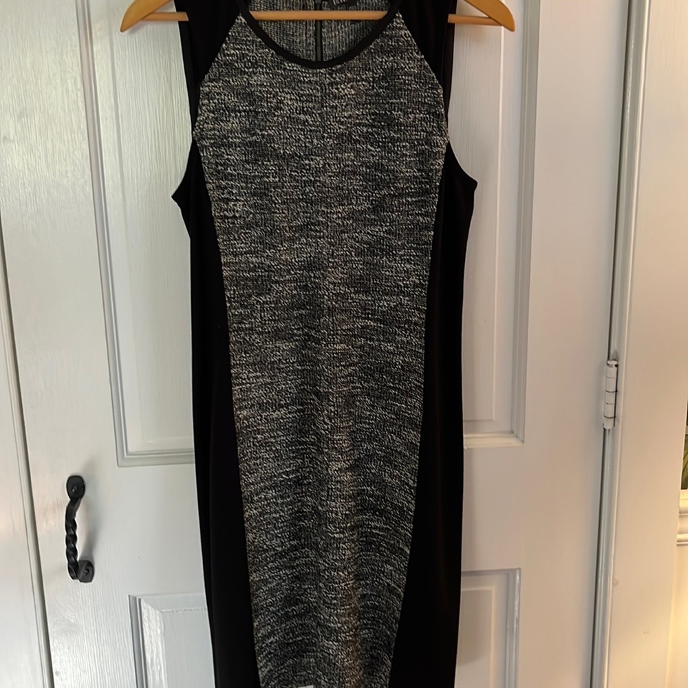 Eileen Fisher tweed sleeveless dress